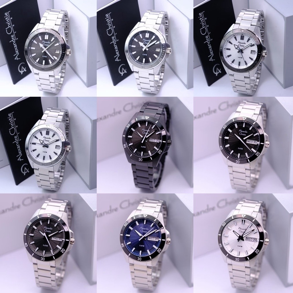 Jam Tangan Pria Alexandre Christie 6682 AC6682 / 6683 AC6683 / 6512 AC6512 (ORIGINAL)