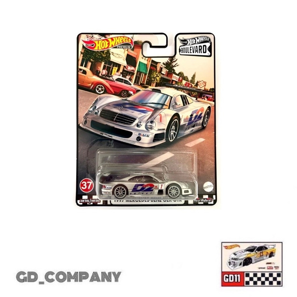 Hotwheels Premium Mercedes Benz CLK-GTR Boulevard