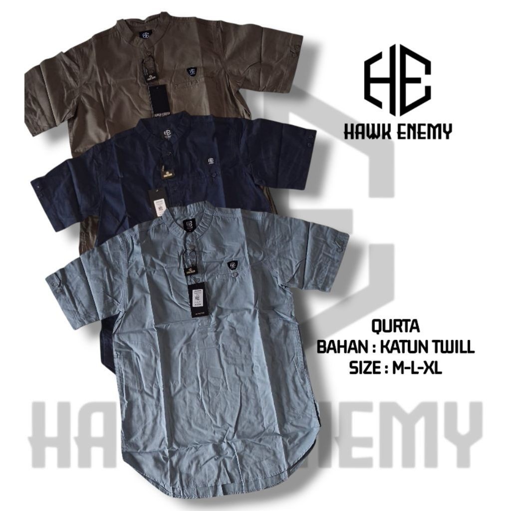 Kurta Pendek HAWK ENEMY Original