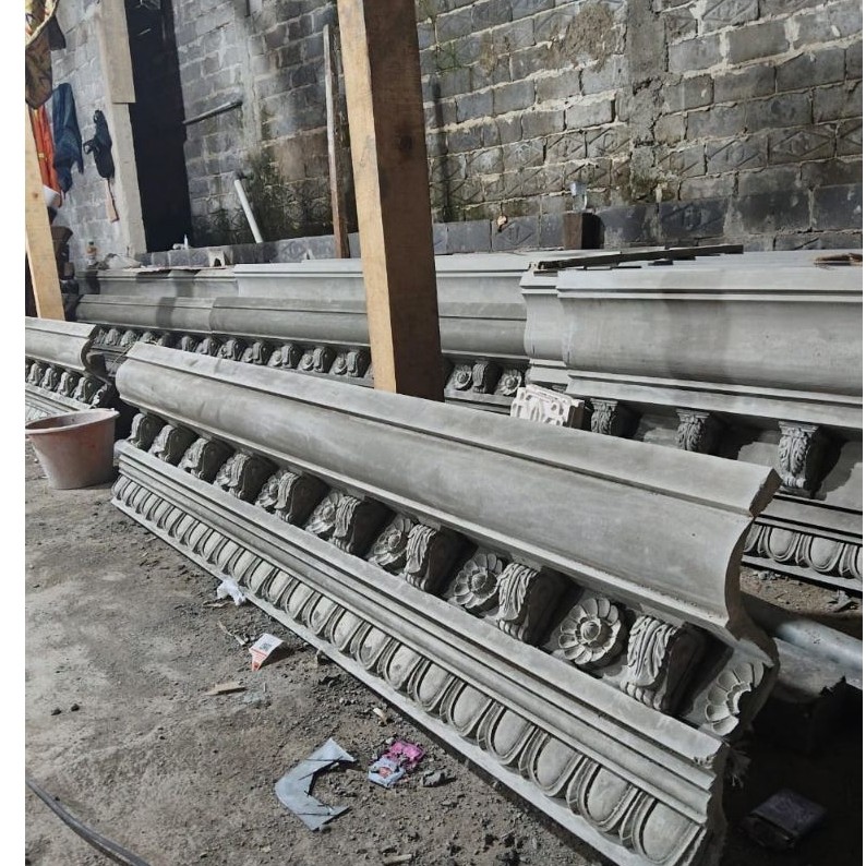 Lisplang profil beton/lisplang profil/lis beton, lisplang tempel,lisplang profil beton full ornamen 