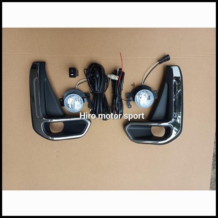 GRATIS ONGKIR FOG LAMP LAMPU KABUT HILUX 2021 2022 + COVER CROME 