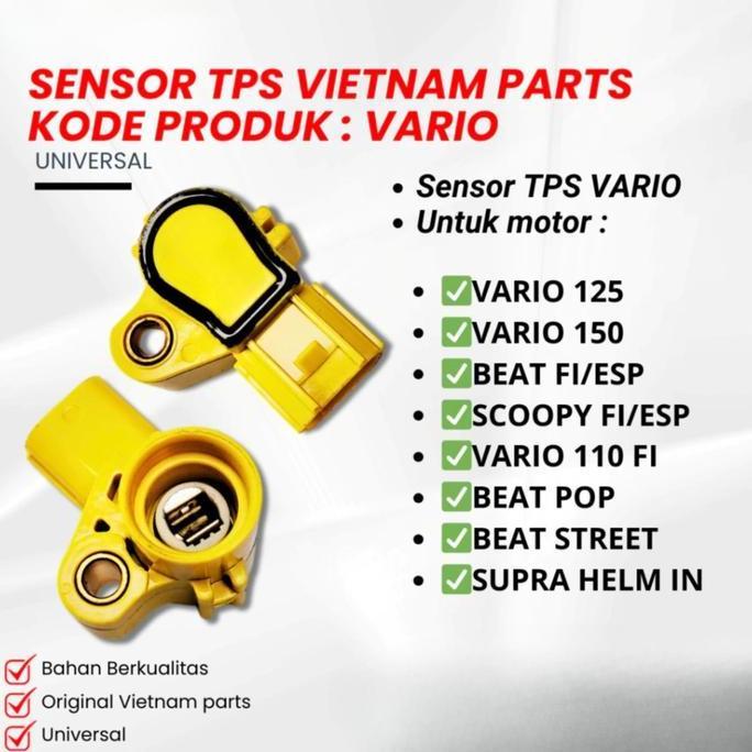 SENSOR TPS VARIO/BEAT/SCOOPY TPS VARIO 125 TPS VARIO 150 TPS BEAT FI TPS VIETNAM PARTS TPS BEAT POP