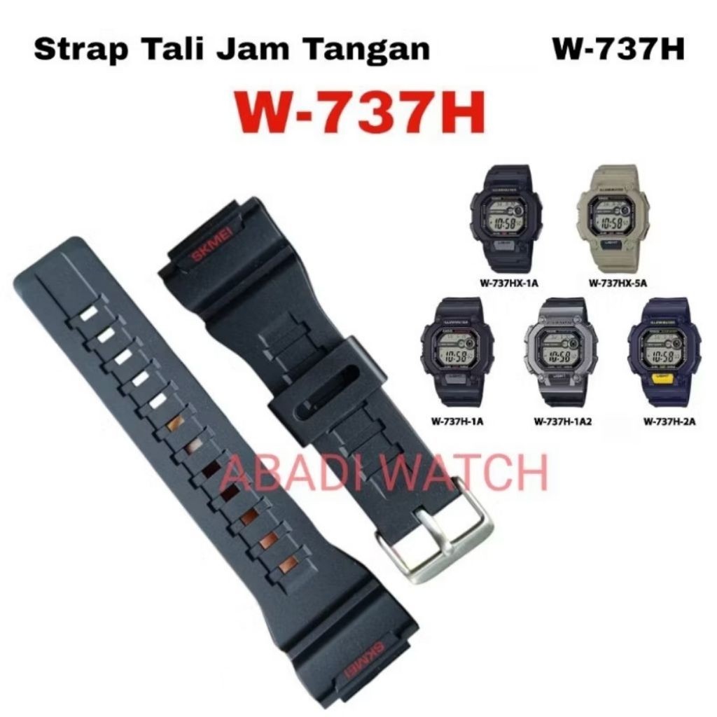 Strap Tali Pengganti untuk Jam Tangan  W737H W-737H W 737H W 737