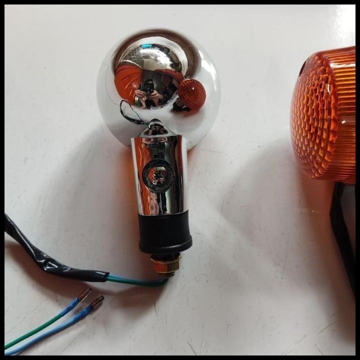 TERLARIS LAMPU SEN SEIN BULAT BULET VIAR LAMA PENDEK MOTOR RODA 3 UNIVERSAL MOTORCYCLE 