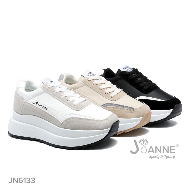 Murah [Joanne] Sepatu Highsole Sporty Sneakers Shoes Jn6133