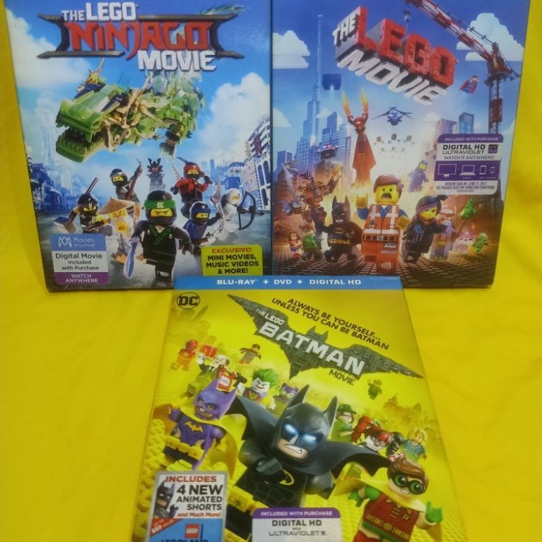 Bluray Original Lego 1-3 (Bekas)