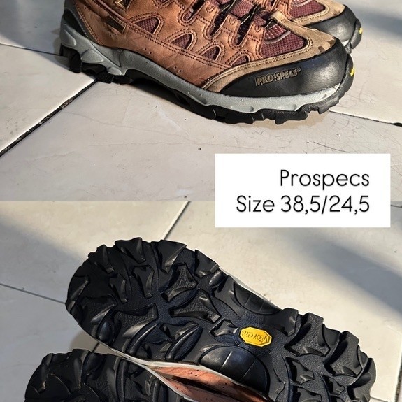 sepatu outdoor Prospecs Size 38,5/24,5