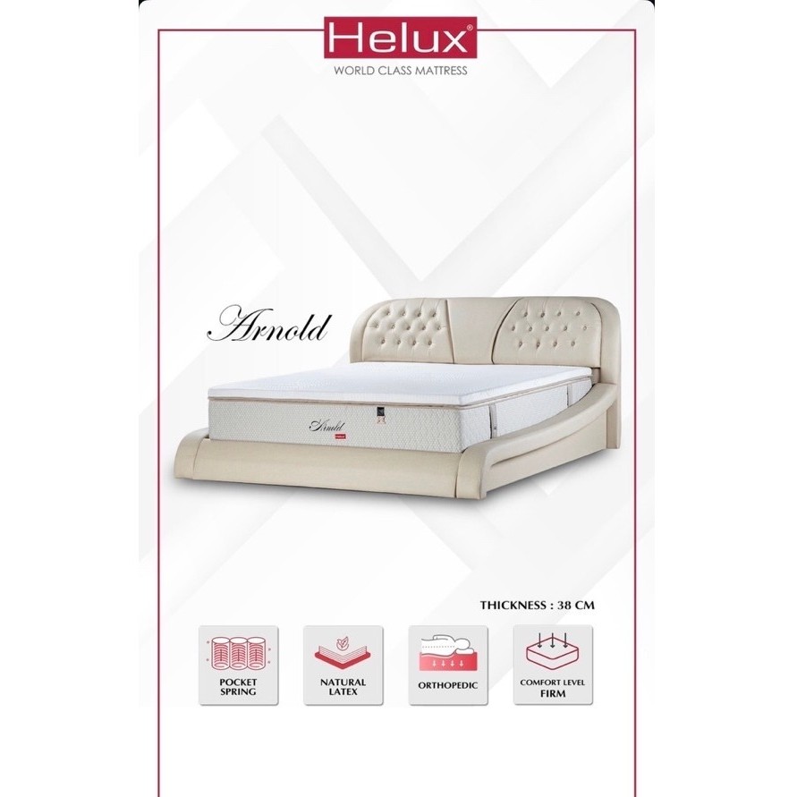 SpringBed Latex Orttopedic Helux Arnold 180 x 200 Garansi Resmi 15 Tahun