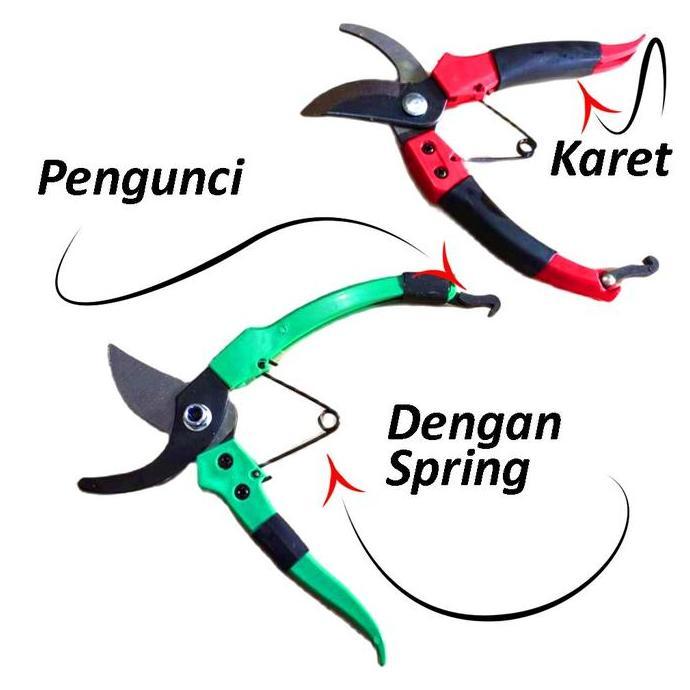 Gunting Dahan Ranting Rumput Pohon / Gunting Ranting Pruning Shear / Gunting Taman Tajam Kualitas Te