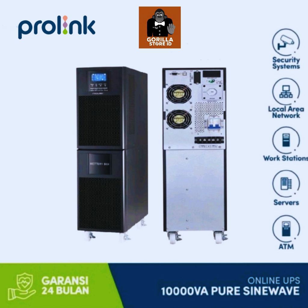 UPS Online Prolink PRO910ES Pure Sinewave 10000VA 9000Watt Stabilizer