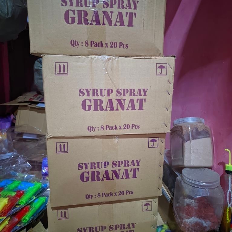 Lukchup_Oiyen Permen Semprot Spray Granat Permen Minuman Berperisa