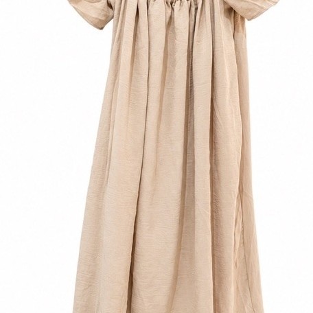 Dress pendek crinkle CREAM
