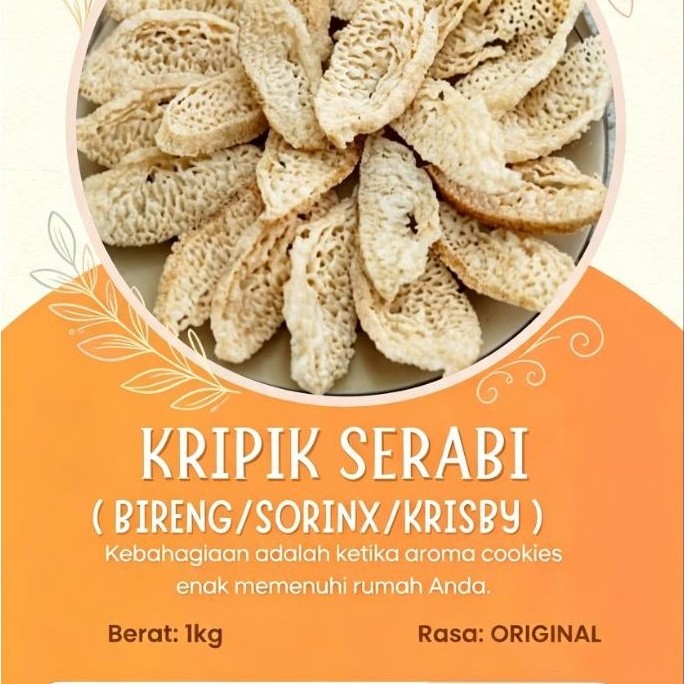 1kg Serabi Goreng, Serabi Goreng Kriuk Serabi Krispi