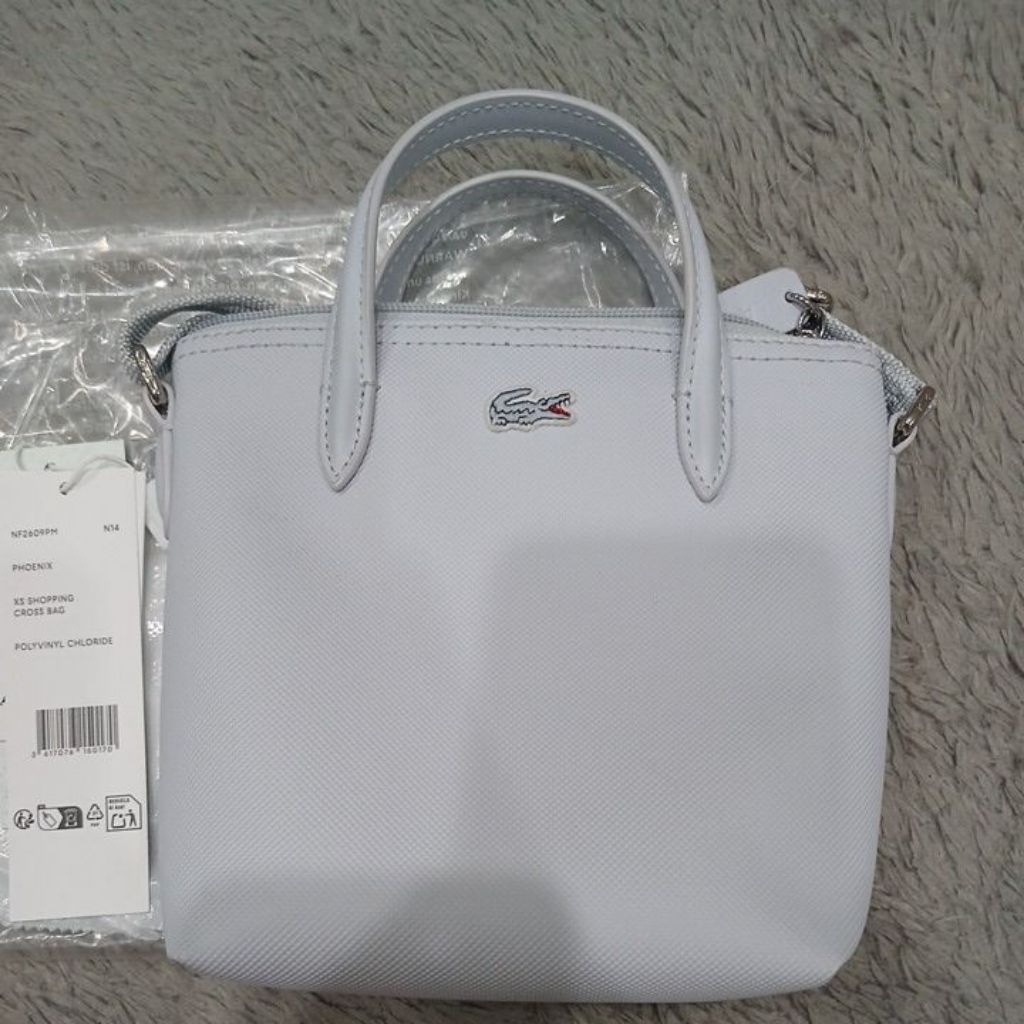 PRELOVED Lacoste Crossbody Bag warna biru muda