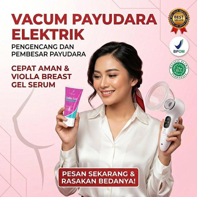Gheamilk- Violla Vi Breast Violla Gell Gel Pijat Serum Peratan Pd Nita Gel Serum Penggencang Kulit P