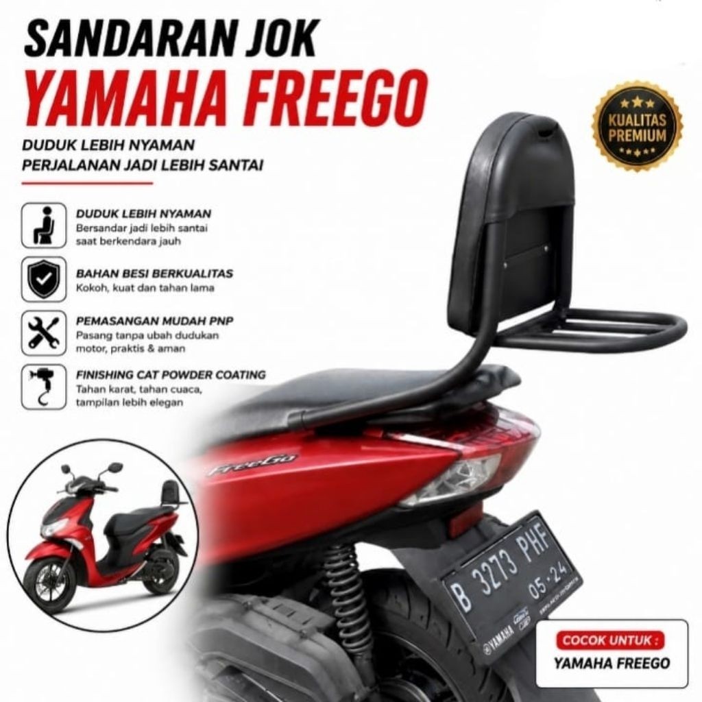 Sandaran Jok Freego jok belakang Sandaran Freego Backrest