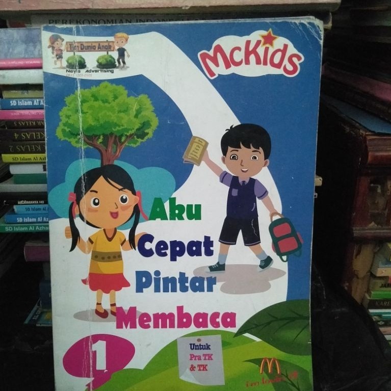 buku Aku Cepat Pintar Membaca untuk Pra TK dan TK McKids
