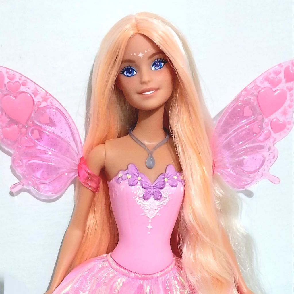 Head Barbie Millie Fairy Color Changing Kepala Mattel Official Boneka Second Preloved Jadul Collecto