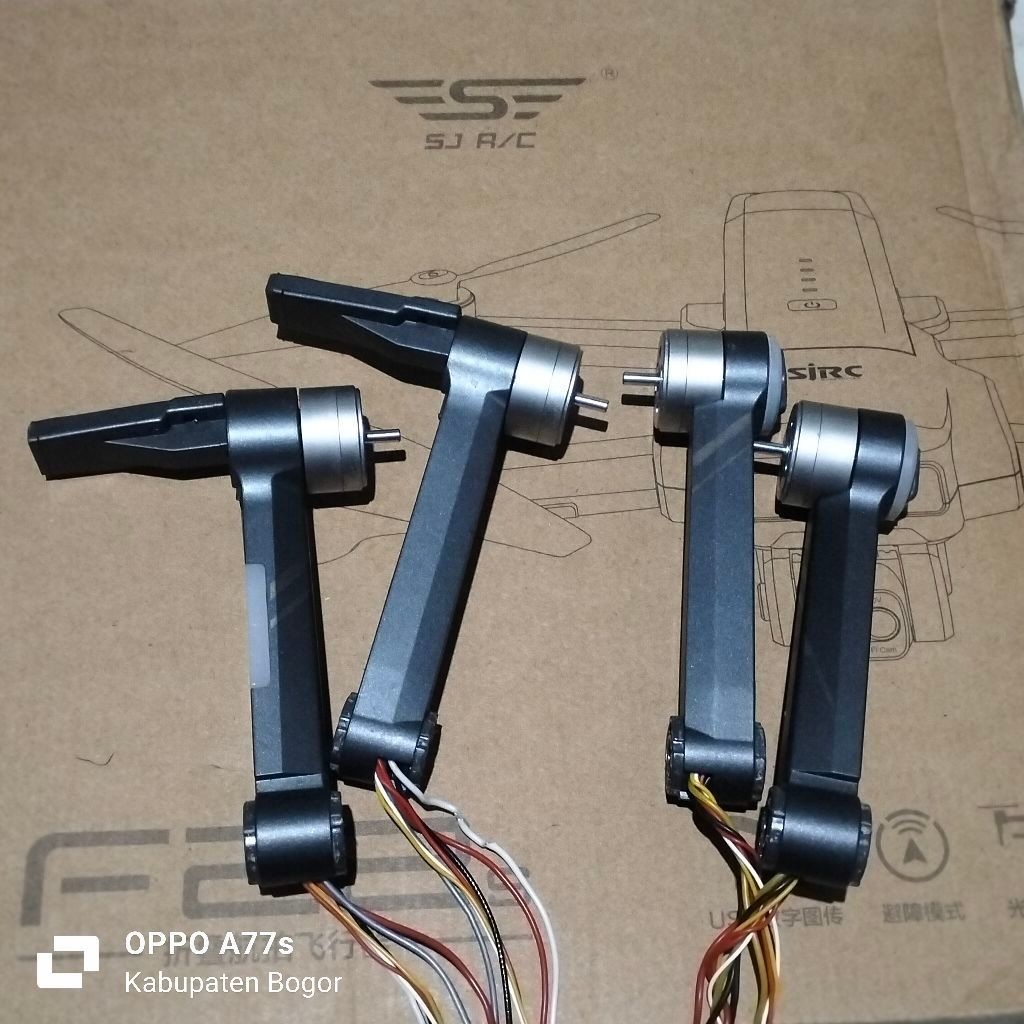 arm drone sjrc f22s original copotan bekas pakai