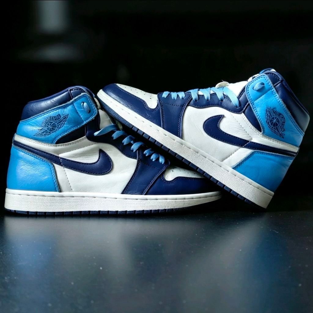 Sepatu Nike Air Jordan 1 Rertro High OG Obsidian | Size 42.5/270 | Sport Sneakers, Basket | Second O