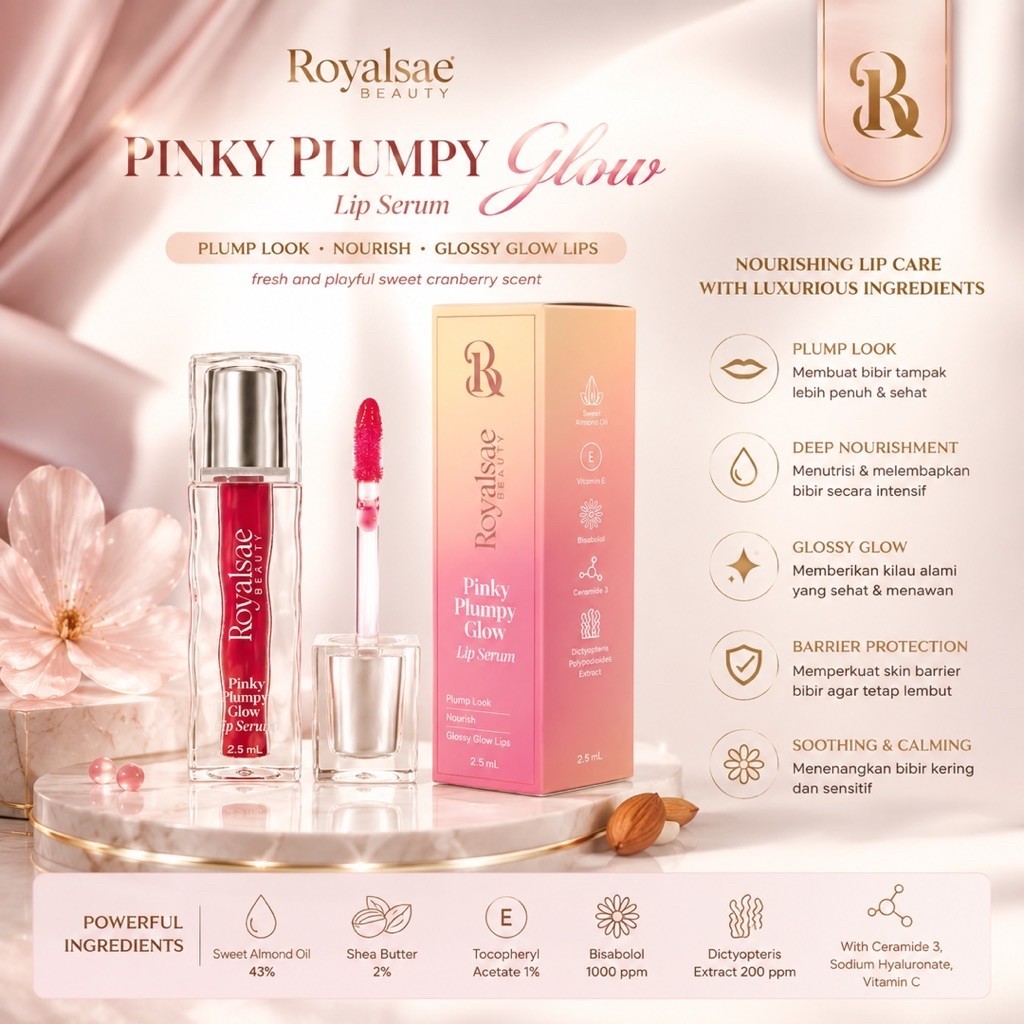 Royalsae Beauty Pinky Plumpy Lip Serum