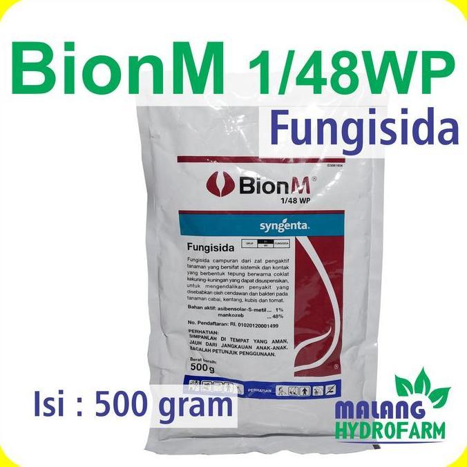 Fungisida Bionm 500 Gram Pestisida Serbuk Dithane Ditane Pengendali Penyakit Bakteri Tanam Tanaman C