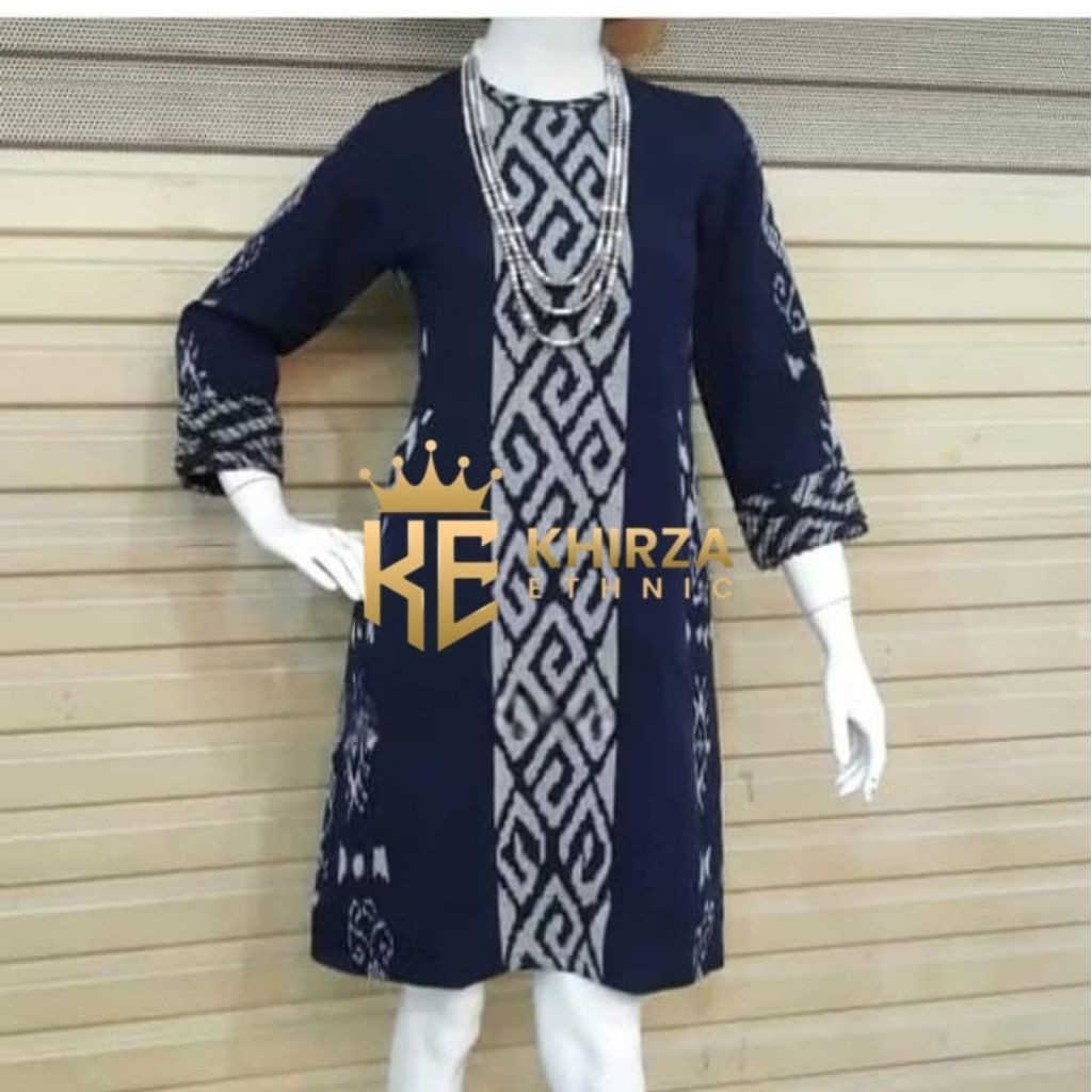 [ READY ] Tunik tenun - Tunik etnik - Baju tenun - Baju etnik - Baju kantor - baju wanita - tenun
