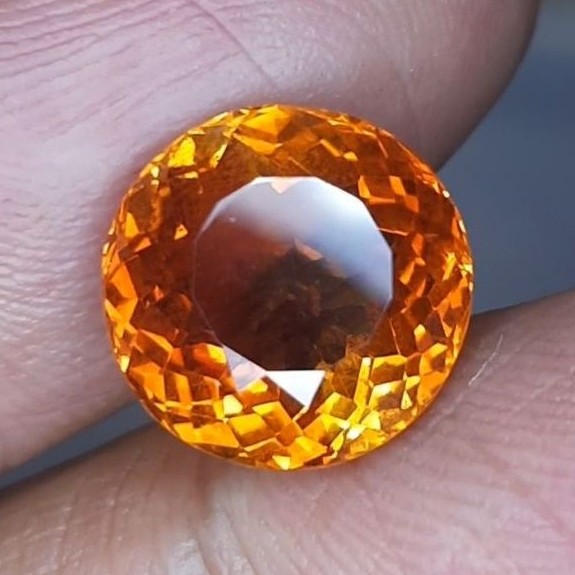 Batu Madeira citrine cutting mewah