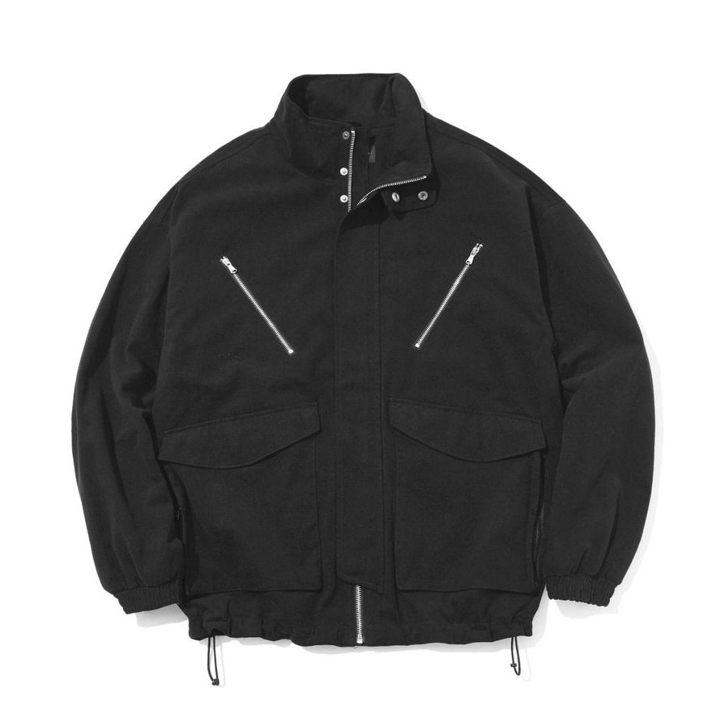 jaket casual work jacket Grooverhyme peach skin chest pocket