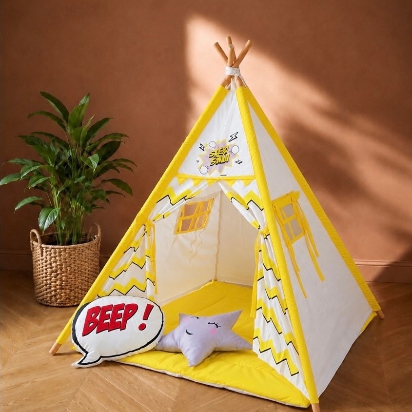 Tenda/Tenda mainan/tenda anak/tenda mainan anak/tendaanakmurah/tent/mainan/mainan anak/YELLOW
