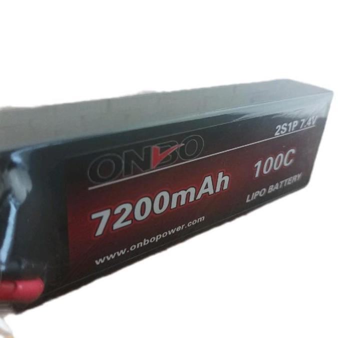 Lipo 2s Hardcase 7.4v 7200mah 100c Onbo Power - Control, Toy, Remote