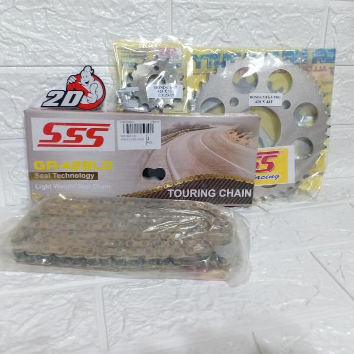 gear gir set sss 428 Sonic Supra GTR rantai sss LO oring o ring