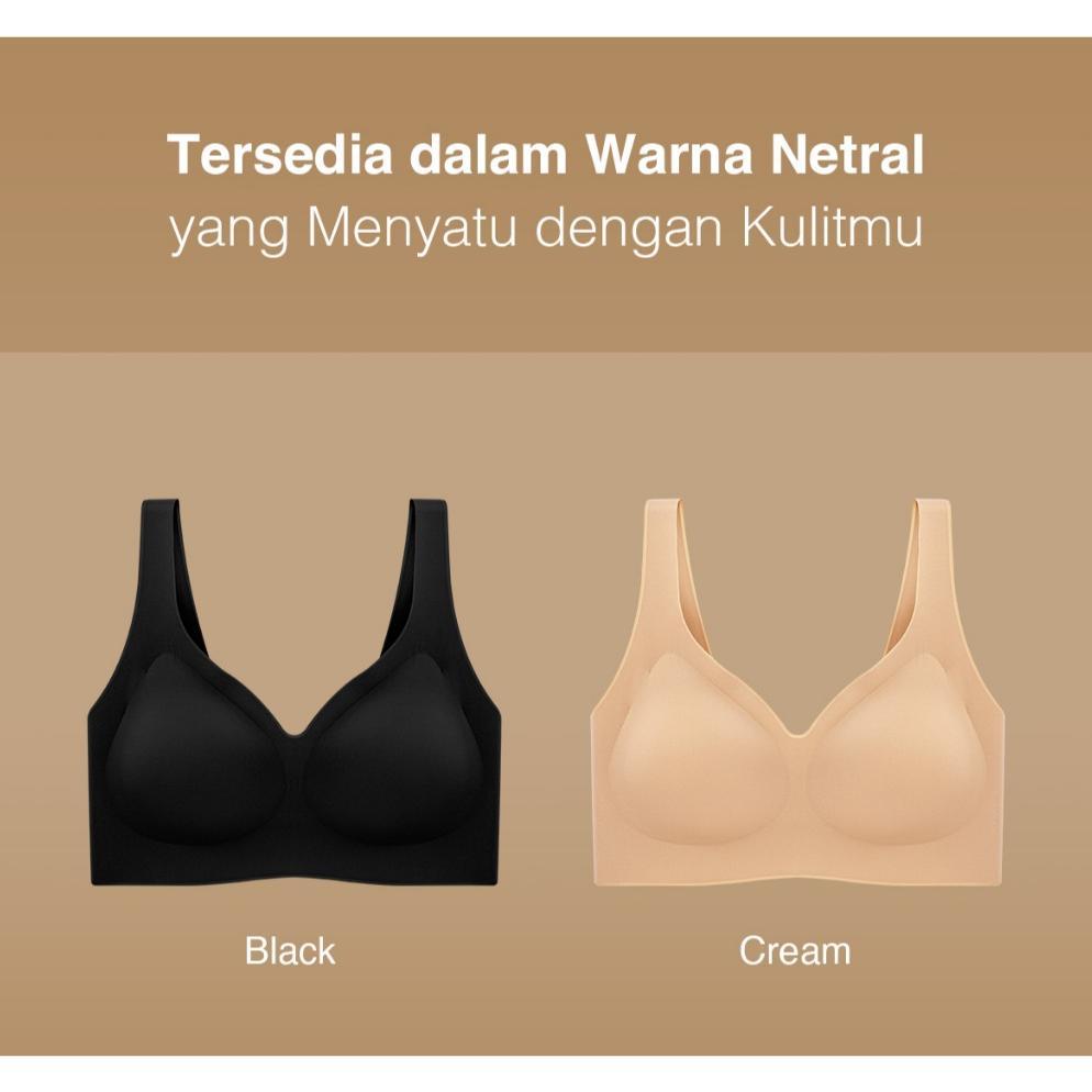 exclusive joybasic second skin bra seamless