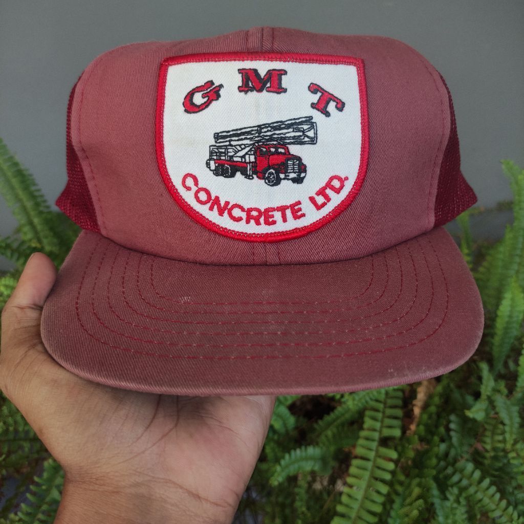 TOPI VINTAGE GMT PATCH TRUCKER