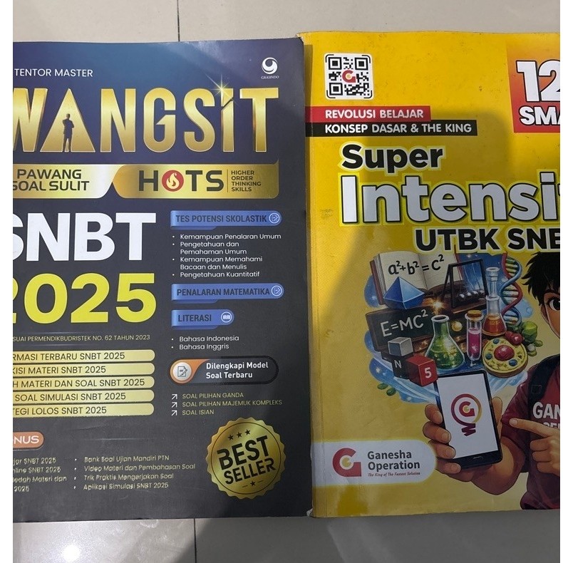 [PRELOVED] Buku Latihan Soal SNBT Ganesha Operation 2026 FREE Buku Wangsit (Pawang Soal Sulit) SNBT 
