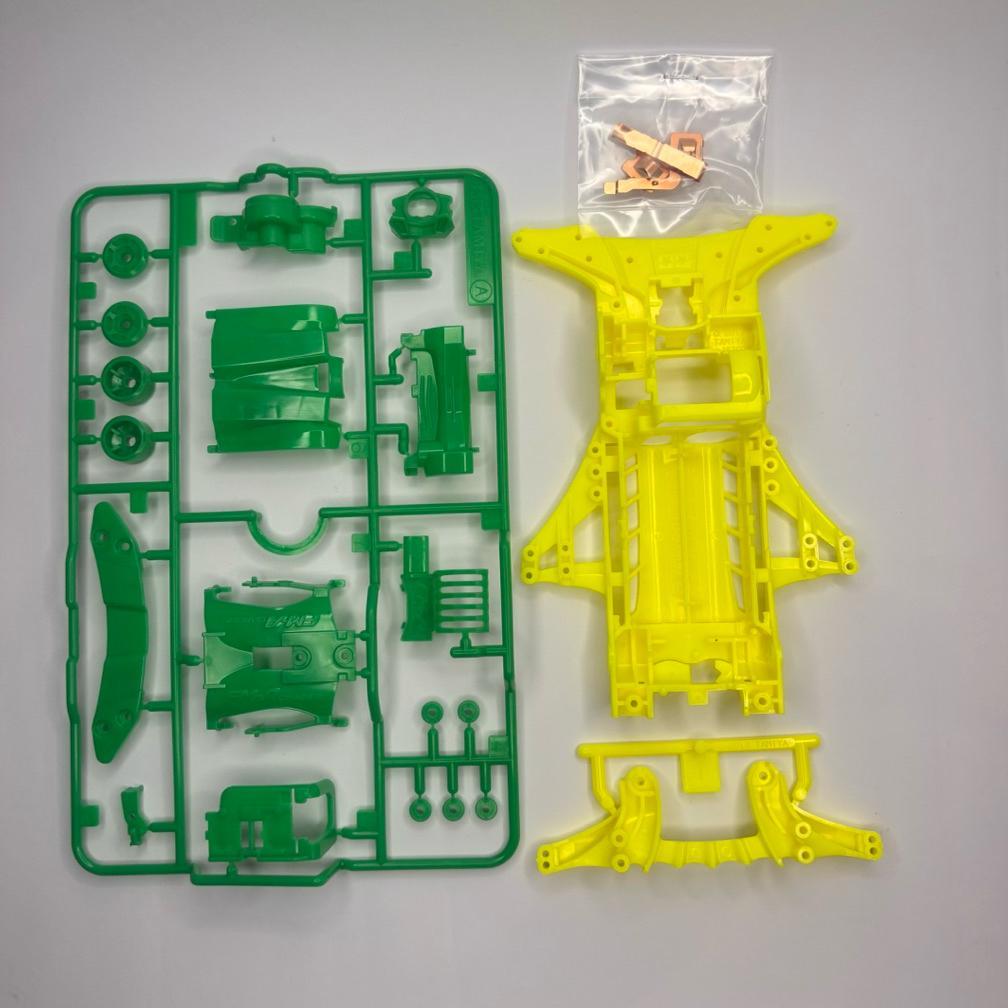 Chassis FMA Yellow Fluorencent Green Tamiya Original Termurah