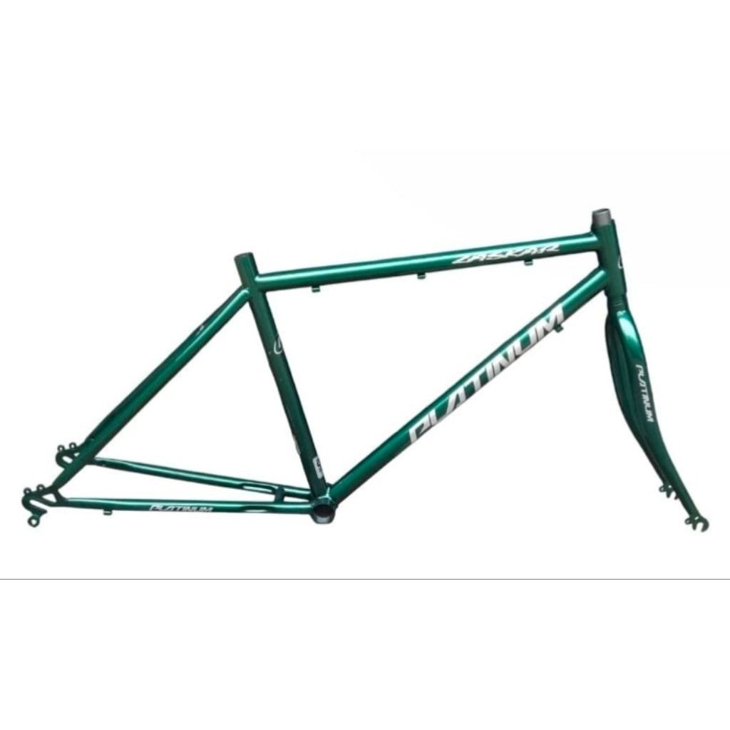 Frame Kalcer Commuter Platinum Laskar 26 inchi gawangan besi sepeda Kalcer Commuter 26" mirip federa
