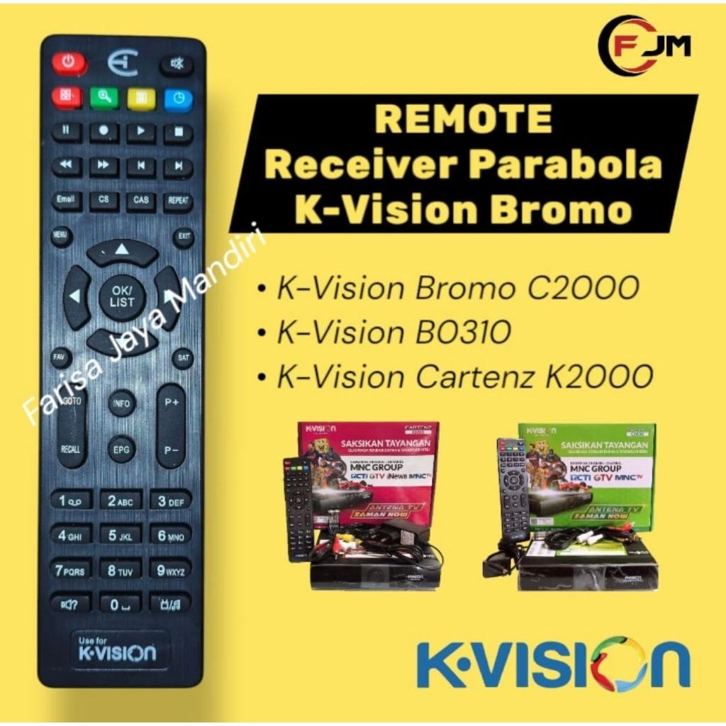 Remote receiver parabola K-vision Bromo C2000 K-vision B0310 K-vision Cartenz K2000