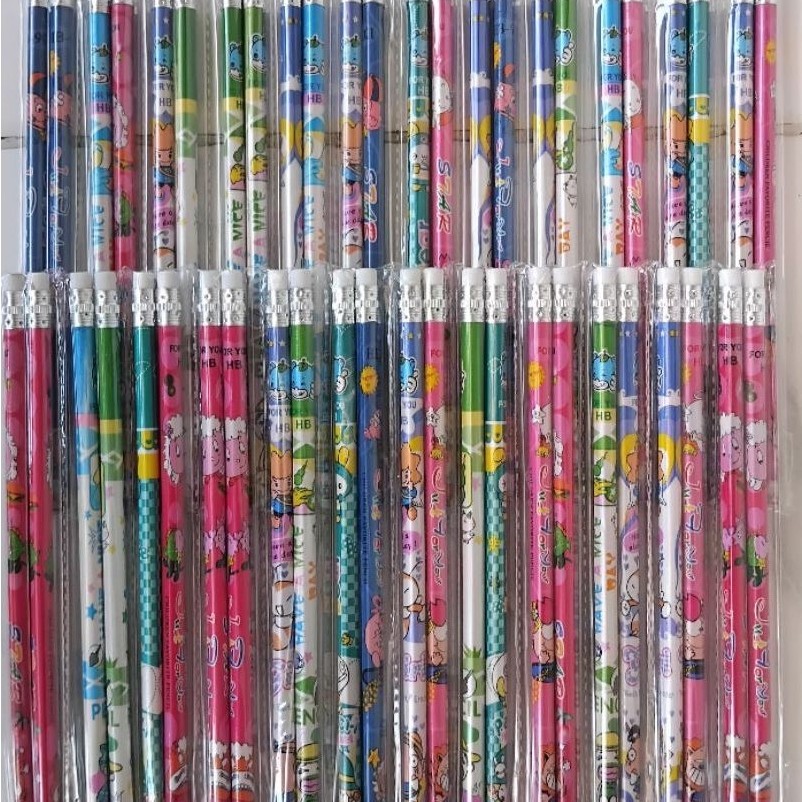 Pensil ada Penghapus  1Pack /24 Pcs.