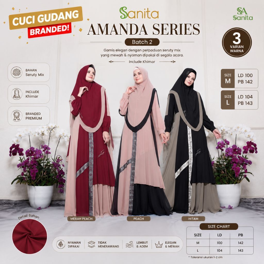 Gamis Syari Amanda by Sanita