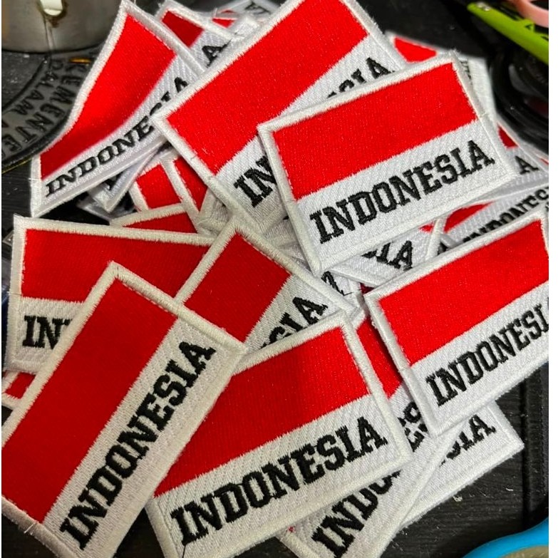 BENDERA MERAH PUTIH BET BORDIR BENDERA MERAH PUTIH