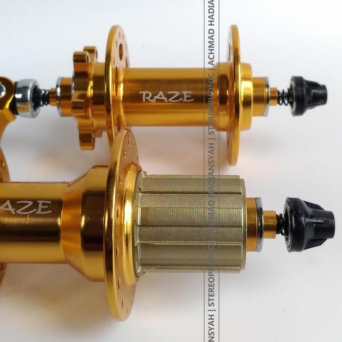 Promo Hub Freehub RAZE 32 Hole RAZE Hub Freehub 32H Hub RAZE GOLD 32 Hole Freehub RAZE 32H GOLD Disk
