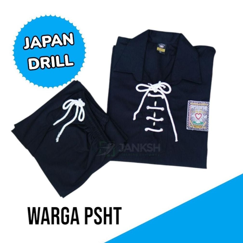 SAKRAL WARGA PSHT JAPAN DRIL / SERAGAM PENCAK SILAT PSHT JAPAN DRILL SAKRAL PSHT