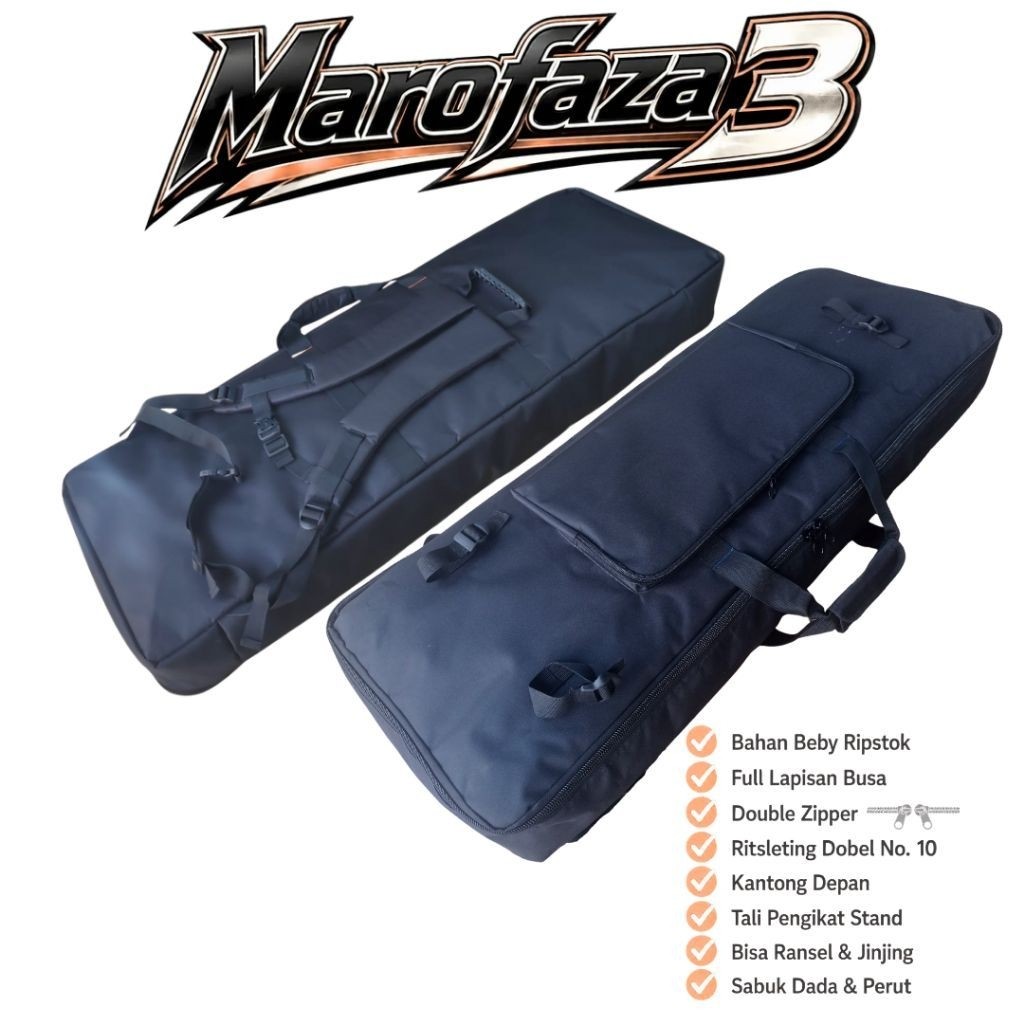 Marofaza 3 Tas Keyboard Casio CTX700 CTX800 CTX3000 CTX5000 Gigbag Softcase Sarung Keyboard Bungkus 
