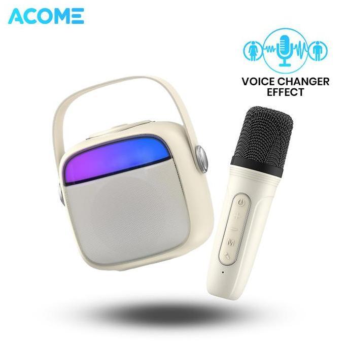 Rara Atri - Acome A9 Speaker Karaoke Bluetooth 5.3 / Speaker Wireless Mini Rgb 3.5 Terbaru !!!