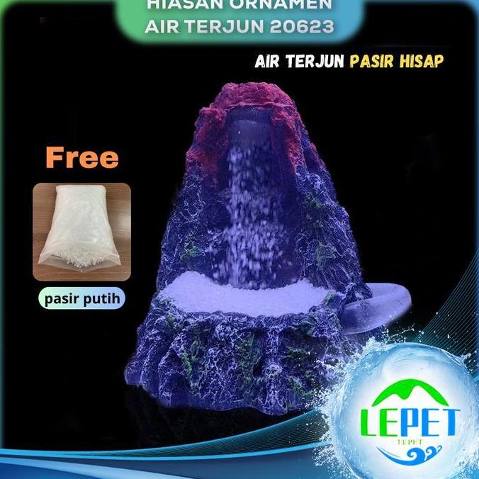 LEPET WATERFALL AQUASCAPE 20623 / HIASAN AQUARIUM TEBING AIR TERJUN