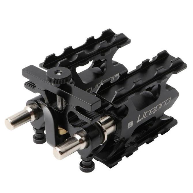 Promo Litepro Holder Pedal QR Buckle Bracket Tempat Pedal Seli Hitam Diskon