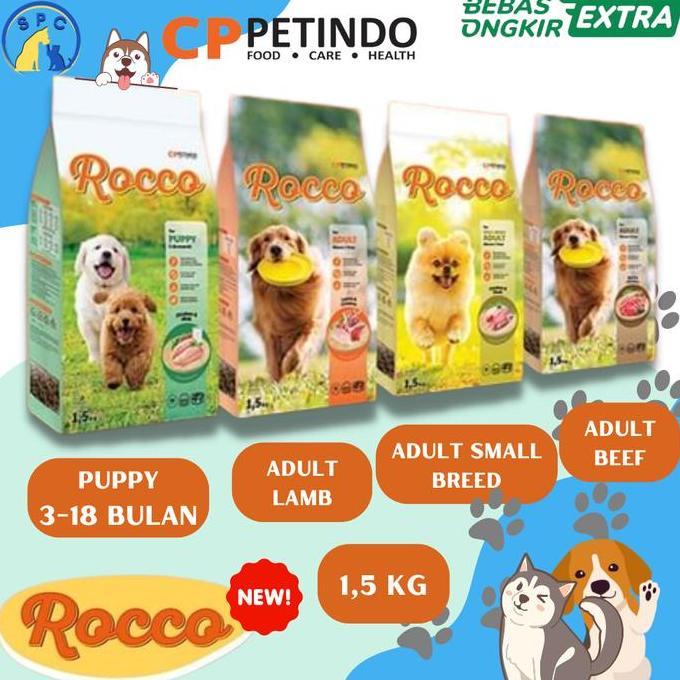 ROCCO Dog Food Makanan Anjing Premium Adult Puppy Dog Food CPPETINDO