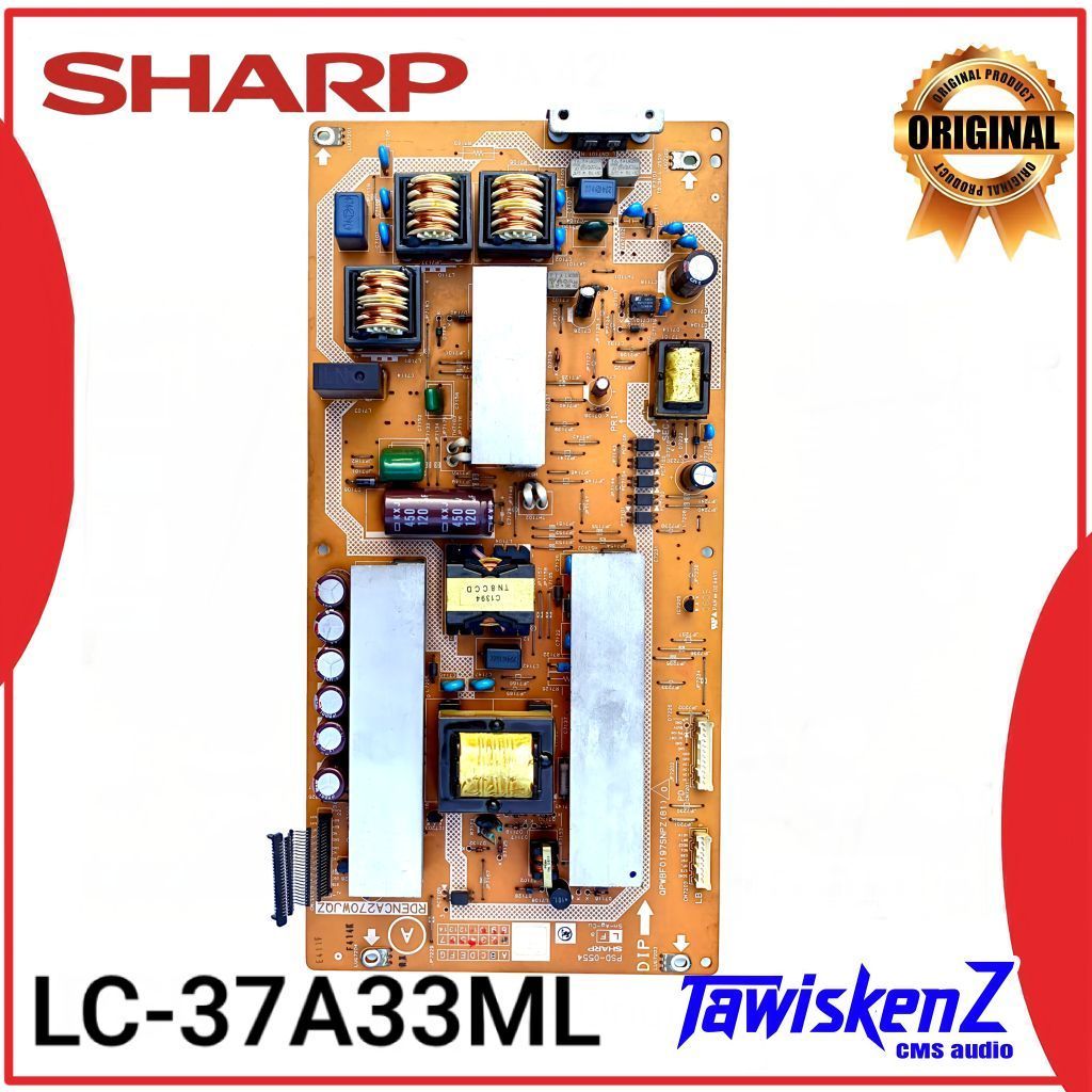 PSU SHARP 37" LC-37A33ML LC37A33ML 37 A33ML  Power Suplai LCD TV SHARP Original Bergaransi
