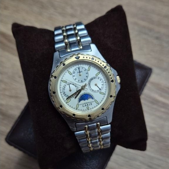 Alba Carib V33F-6B20 sun and moon watch